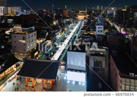 Asakusa Culture Tourist Information Center Observation Terrace Senso-ji Temple (night view) Asakusa Culture Tourist Information Center Observation Terrace Senso-ji Temple (night view) 98970834