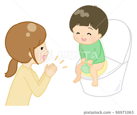 媽媽表揚孩子在馬桶裡加了馬桶 媽媽表揚孩子在馬桶裡加了馬桶 98971063