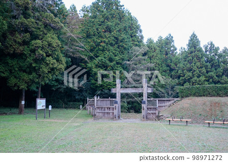 東京秋天八王子城遺址入口歌舞伎門 98971272