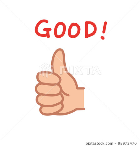 Good sign hand illustration 98972470