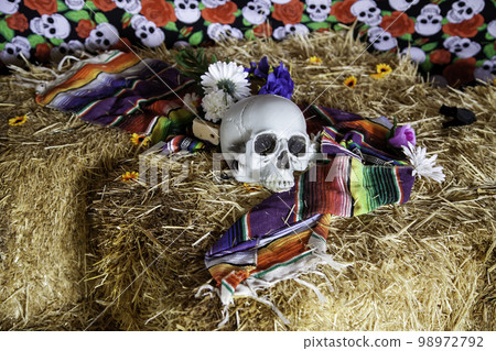 Mexican halloween skulls 98972792