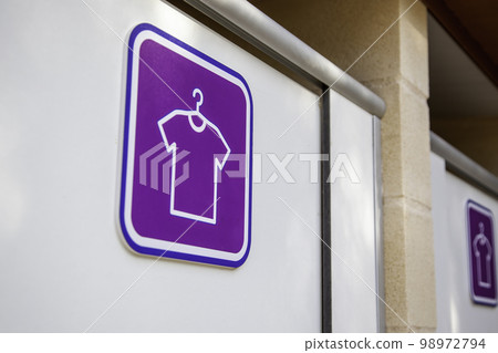 Locker room sign Locker room sign 98972794