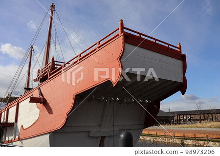 Restored Japanese envoy ship 98973206