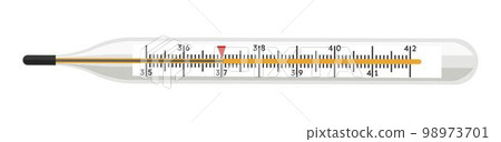 Body temperature measuring device, thermometer Body temperature measuring device, thermometer 98973701