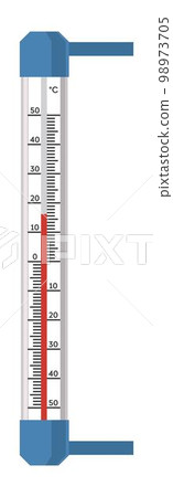 Thermometer for outdoors measuring temperature Thermometer for outdoors measuring temperature 98973705