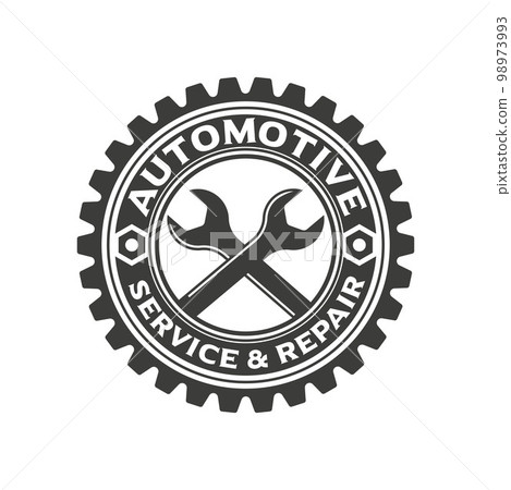 Auto service logo template, Logo for automotive industry related business, Service and Repair. Vector logo automotive emblem, stamp Auto service logo template, Logo for automotive industry related business, Service and Repair. Vector logo automotive emblem, stamp 98973993