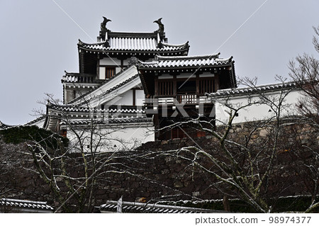 冬天的福知山城 冬天的福知山城 98974377