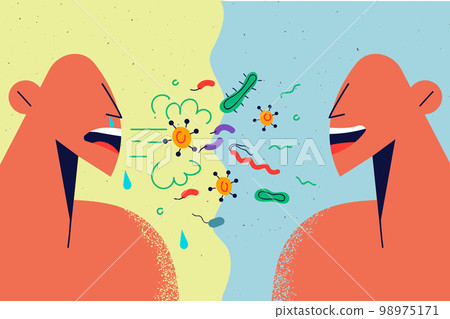 People communicate transfer virus 98975171