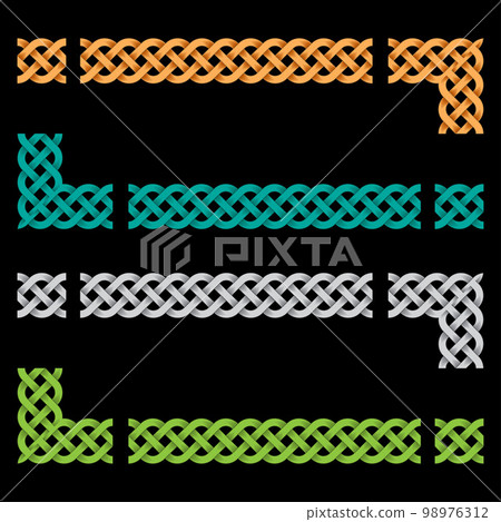 Celtic seamless design elements Celtic seamless design elements 98976312