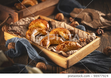 Bratislava rolls with walnut fillings Bratislava rolls with walnut fillings 98977924