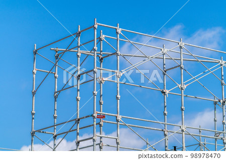 施工現場楔形腳手架 vike 藍天 98978470