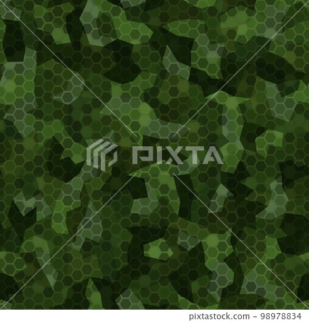Texture military camouflage seamless pattern. Abstract army vector illustration Texture military camouflage seamless pattern. Abstract army vector illustration 98978834