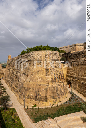 St. John Bastion and Cavalier in Valletta, Malta 98979078