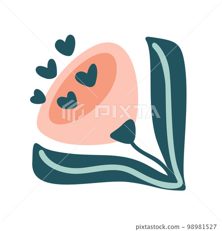 Groovy 70s hippie spring or summer flower print. Positive floral ethno illustration. Aesthetic flat melting organic Groovy hippie funny boho style. Pastel palette Groovy 70s hippie spring or summer flower print. Positive floral ethno illustration. Aesthetic flat melting organic Groovy hippie funny boho style. Pastel palette 98981527