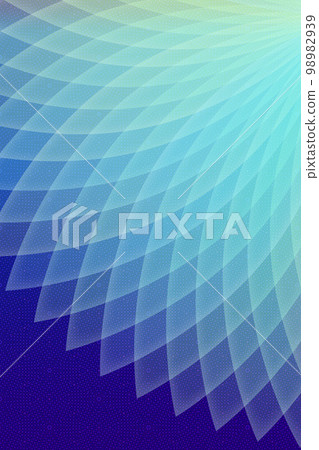 Flower-like geometric pattern gradation + texture background image blue 98982939