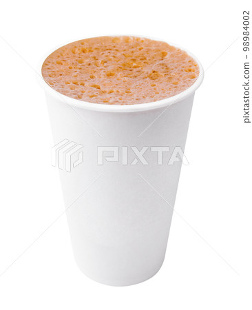 Paper coffee cup isolated on white 98984002