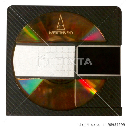 Mini Disc on white background Mini Disc on white background 98984399