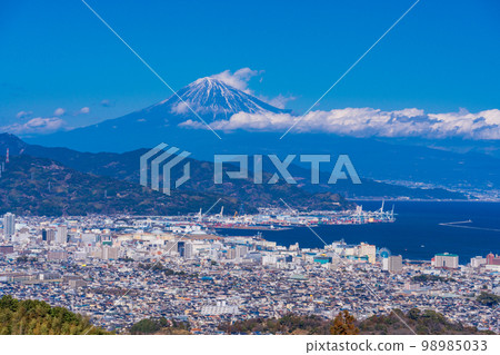 （靜岡縣）從日本平看到的富士山 98985033