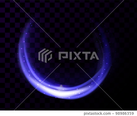 Light blue Twirl. Curve light effect of blue line. Luminous blue circle. Abstract light speed motion effect. Light blue Twirl. Curve light effect of blue line. Luminous blue circle. Abstract light speed motion effect. 98986359