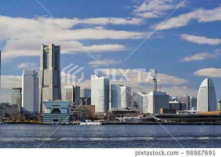 橫濱港未來風景。 98987691