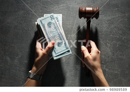 Concept of public sale, auction, top view Concept of public sale, auction, top view 98989589