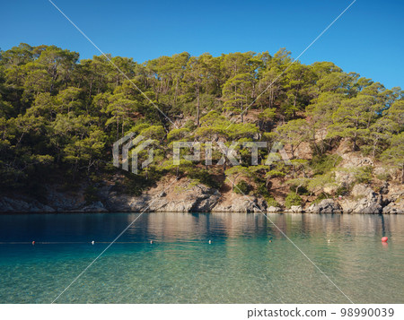 Oludeniz beach, Fethiye Mugla province Turkey Oludeniz beach, Fethiye Mugla province Turkey 98990039