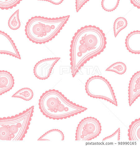 Paisley ornament. Seamless pattern. 98990165