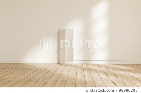 Empty room with opened door 98990295