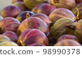 Ripe red gooseberries 98990378