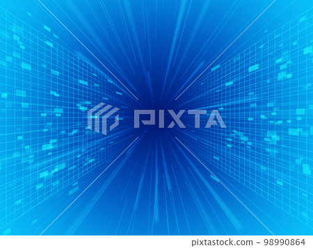 受數字空間啟發的背景插圖 98990864