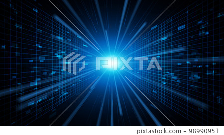 想像數字空間的背景插圖_16:9 想像數字空間的背景插圖_16:9 98990951