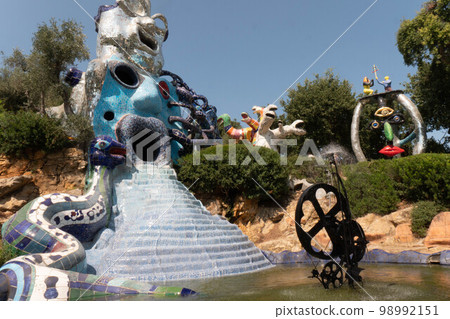 The Tarot Garden in Capalbio in Tuscany, Italy The Tarot Garden in Capalbio in Tuscany, Italy 98992151