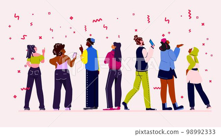 mix race people group using smartphones and celebrating corporate party new year near merry christmas holidays celebration mix race people group using smartphones and celebrating corporate party new year near merry christmas holidays celebration 98992333