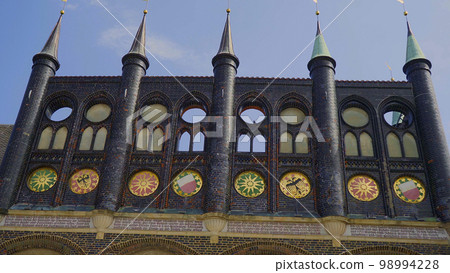 The historic buildings in the city center of Lubeck - a Unseco World Heritage Site The historic buildings in the city center of Lubeck - a Unseco World Heritage Site 98994228