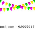 Mardi Gras party bunting flag. 98995915