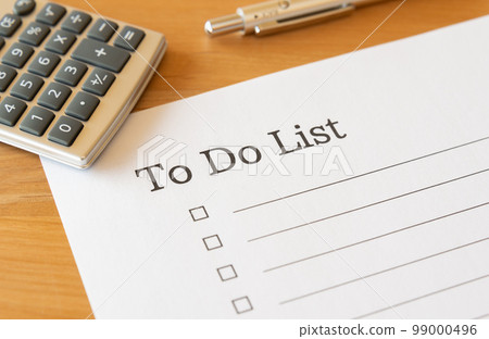 To Do list List of things to do To Do list List of things to do 99000496
