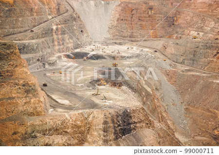 Scenery of a gold mine excavation site 99000711