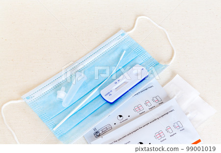 Corona self-test antigen test kit and mask 99001019