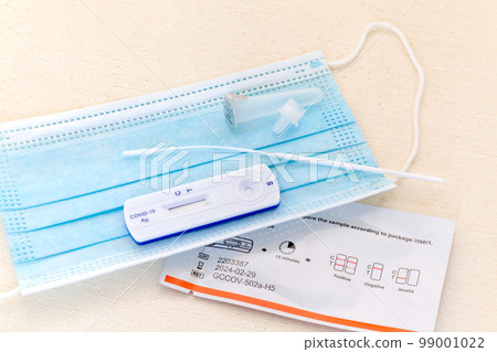 Corona self-test antigen test kit and mask 99001022