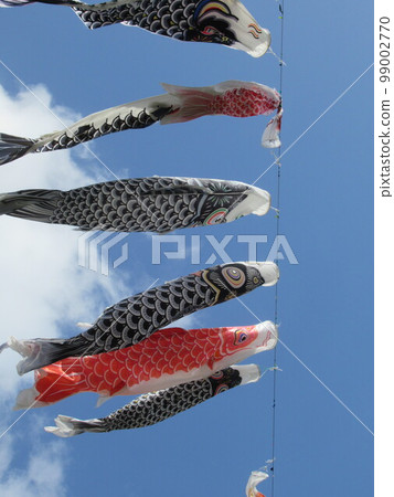 Koinobori floating in the blue sky Koinobori floating in the blue sky 99002770