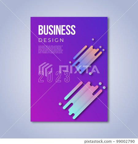 Business brochure report design template. 99002790