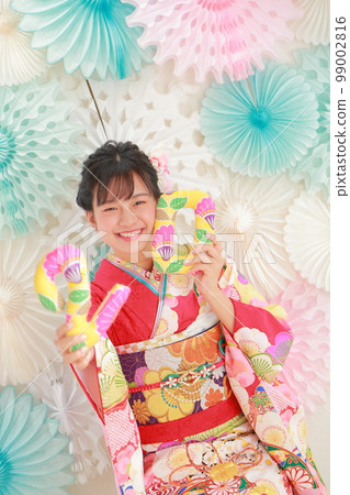 和服振袖女成人禮 99002816