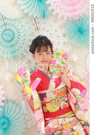 和服振袖女成人禮 99002818