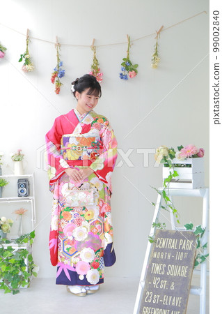 和服振袖女成人禮 99002840