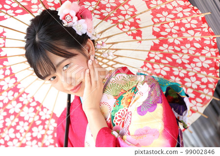 Kimono furisode female coming-of-age ceremony 99002846