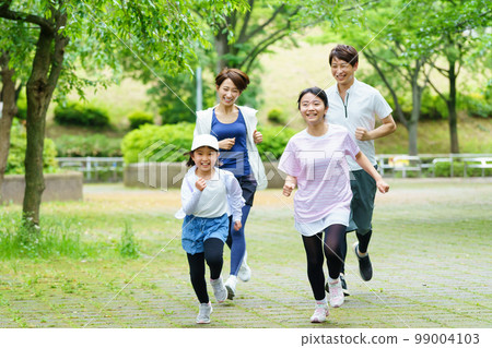 慢跑的家庭 99004103