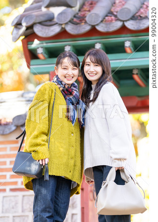 女孩的旅行旅行年輕女人 99004320