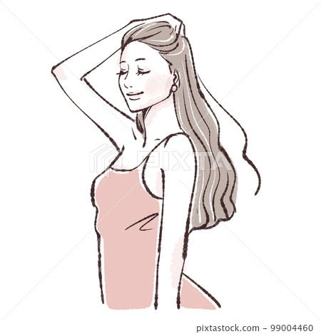 女性插畫素材 女性插畫素材 99004460