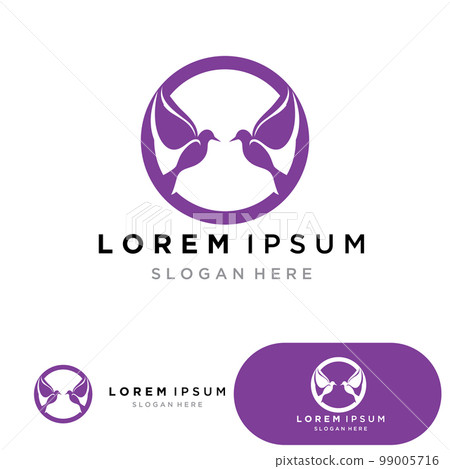bird logo vector icon design template bird logo vector icon design template 99005716