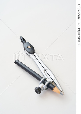 A compass on a white background A compass on a white background 99006203